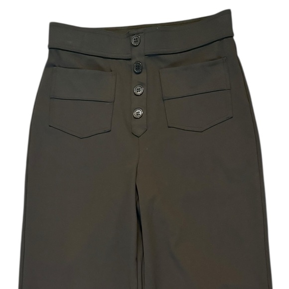 Halara DayStretch High Waisted Button Multiple Pockets Straight Leg Pants small - Picture 5 of 6